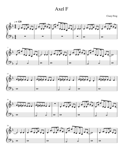 Axel F - Crazy Frog