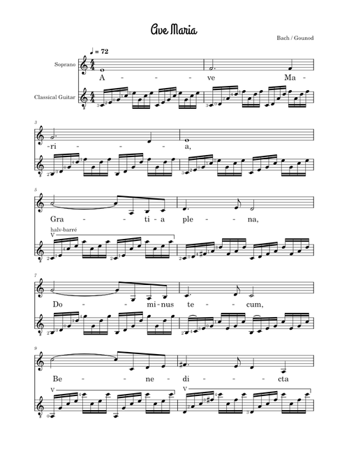 Ave Maria  – Charles Gounod