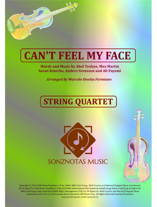 Can't Feel My Face (Arr. Marcelo Onetta Fermiano) - The Weeknd (String Quartet)