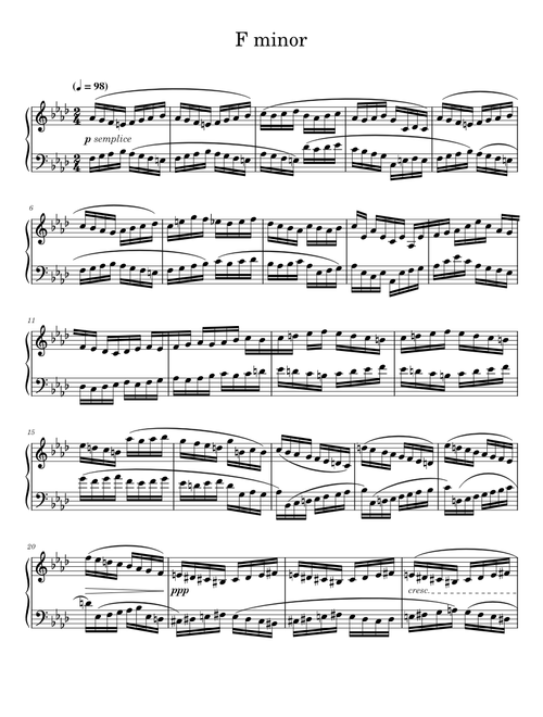 F minor
