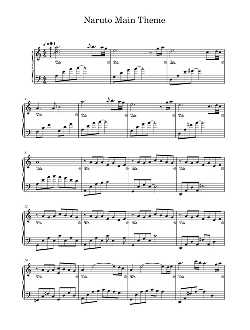 Naruto Main Theme – Keyboard Man Naruto Main Theme