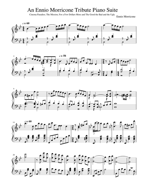 Ennio Morricone - Tribute Piano Suite
