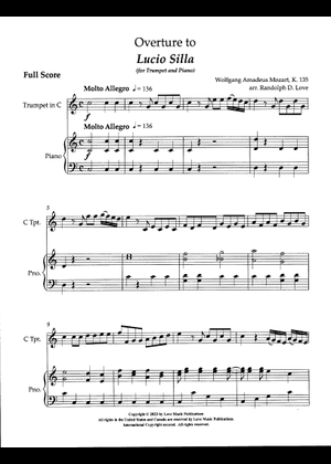 Play Official version of Lucio Silla Sheet Music by Wolfgang