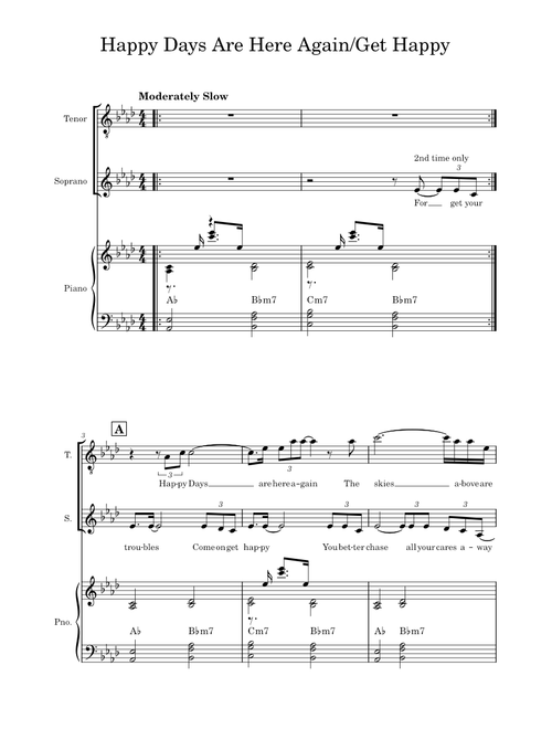Happy Days Are Here Again/Get Happy – Judy Garland and Barbra Streisand