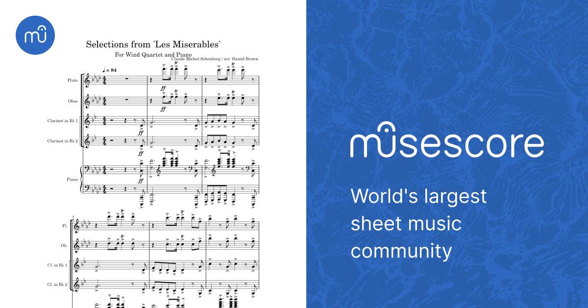 Les Misérables – Claude-Michel Schonberg Sheet Music for Piano Les Misérables – Claude-Michel Schonberg Sheet Music for Piano