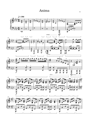 ANiMA (Deemo Version) – Xi Sheet Music for Piano (Solo) | MuseScore.com