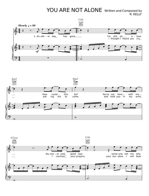 You are not alone - Michael Jackson