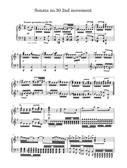 Sonata no.1 Op.1 2nd movement Op.1 – Andrii Gyrya