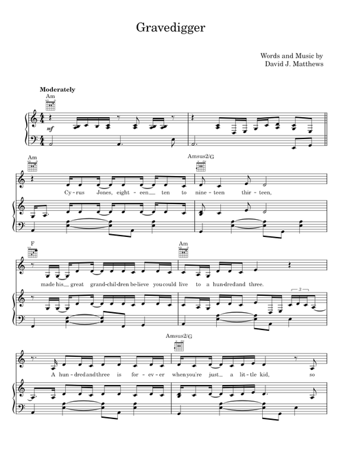 Gravedigger - David J. Matthews