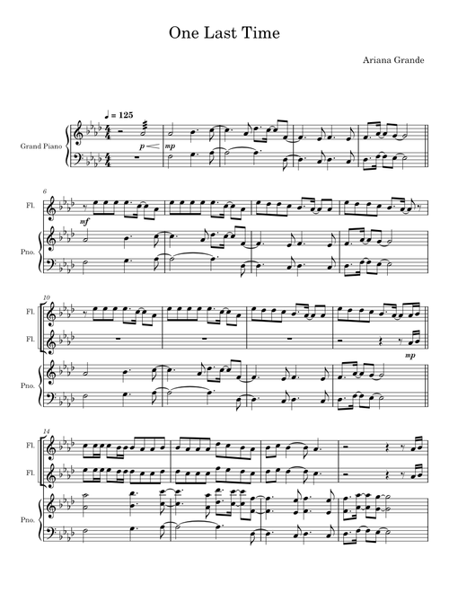 One last time - Ariana Grande