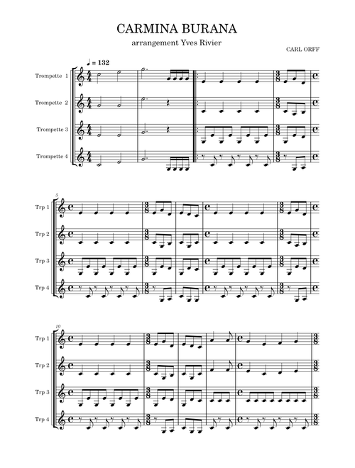 CARMINA BURANA – Carl Orff