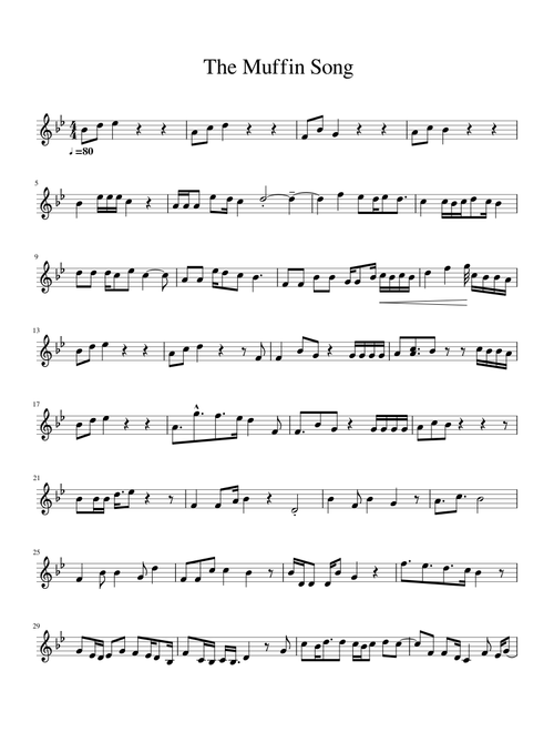 The Muffin Song