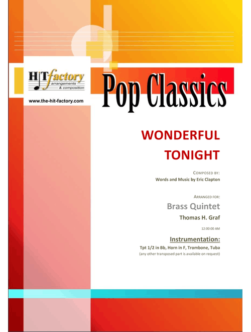 Wonderful Tonight (Arr. Thomas H. Graf) - Eric Clapton (Brass Ensemble)