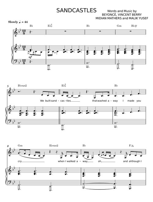 Sandcastles - Beyoncé