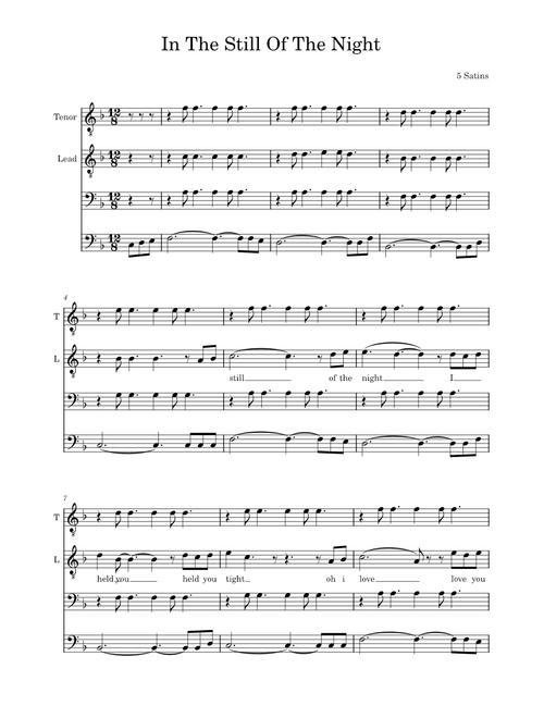 In The Still Of The Nite (I'll Remember) – Boyz II Men, The Five Satins In The Still