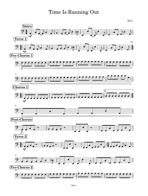 Time is running out – Muse