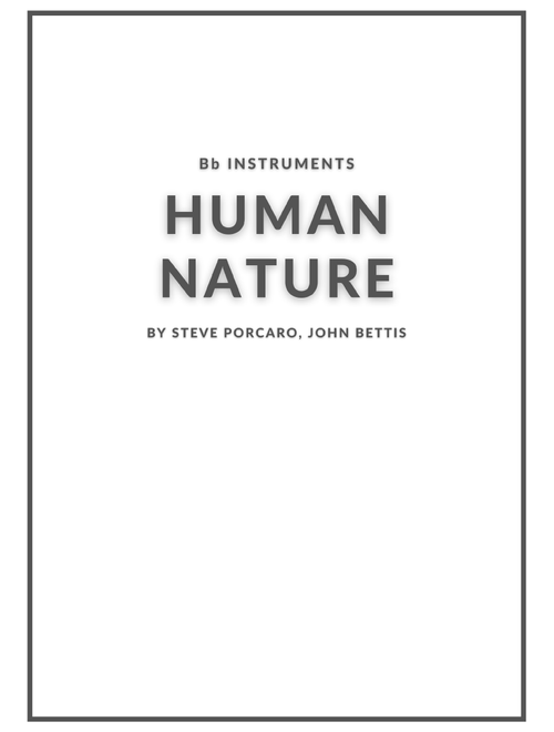 Human Nature (Arr. Douglas Wattson) - Michael Jackson (Small Ensemble)