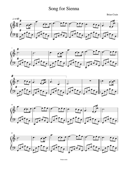 Song for Sienna