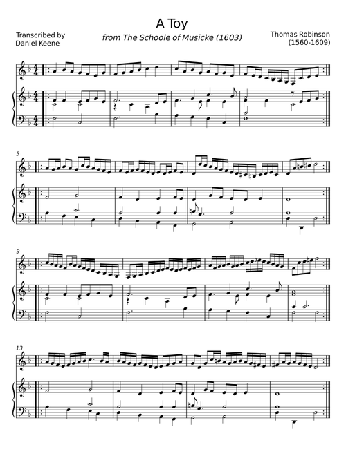 A Toy - Thomas Robinson