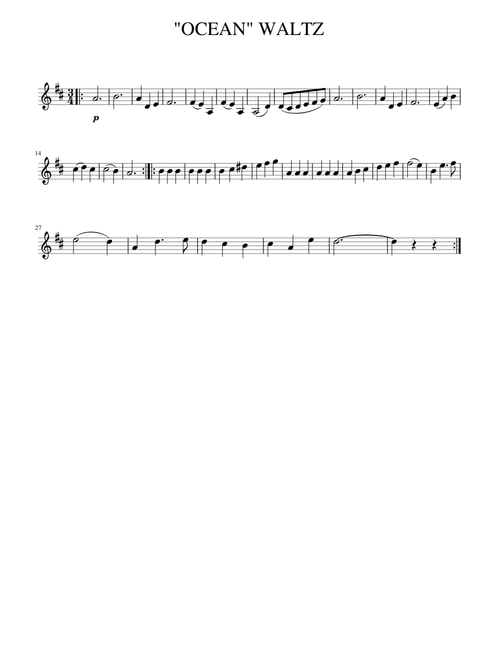 "OCEAN" WALTZ