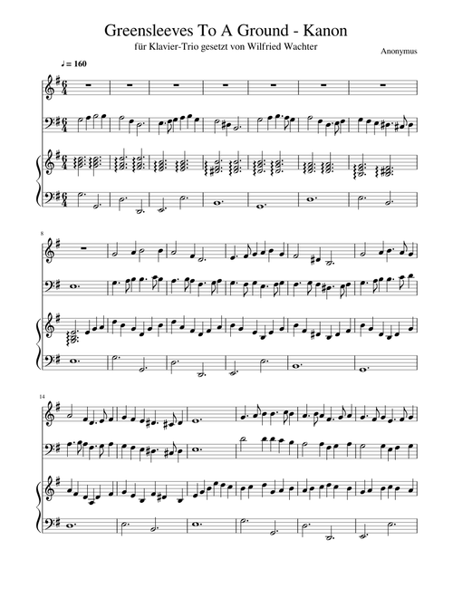 Greensleeves To A Ground - Kanon
