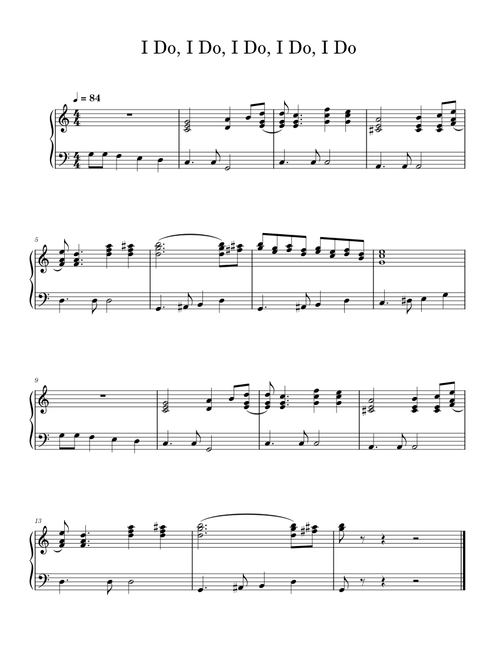 I Do, I Do, I Do, I Do, I Do – ABBA