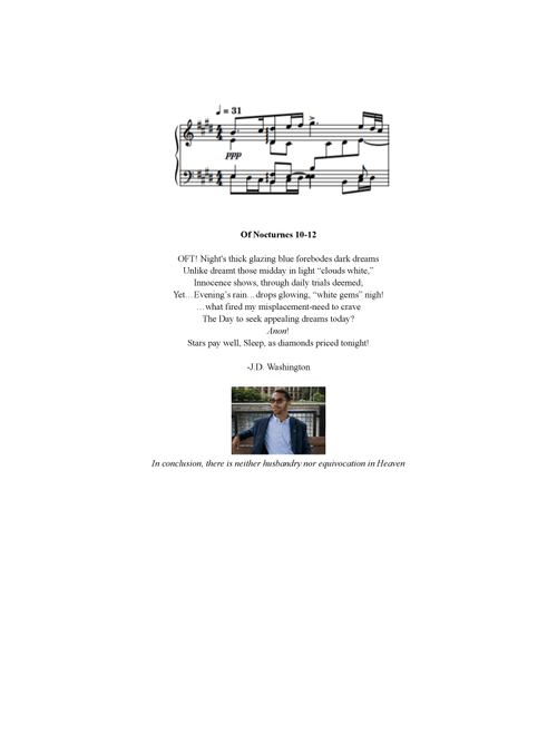 Nocturnes 10-12 (Arr. Jermaine Washington) (Piano Duet)