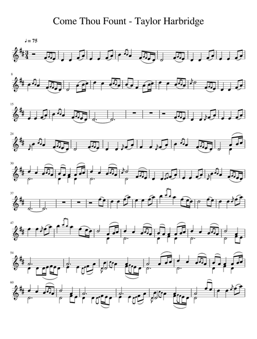 Come Thou Fount - Taylor Harbridge