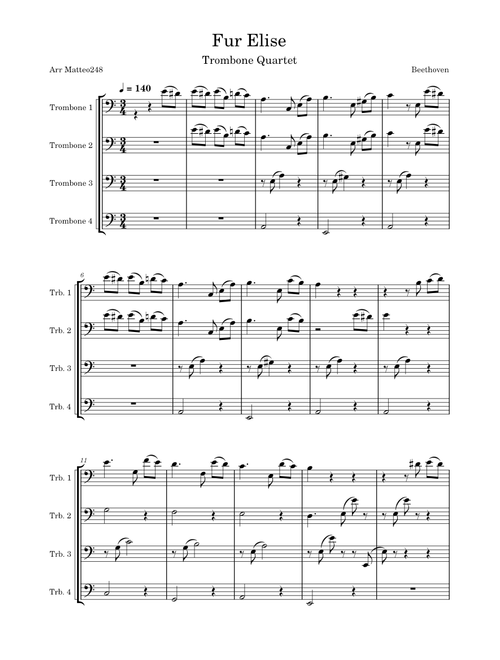 Für Elise – Ludwig van Beethoven Fur Elise