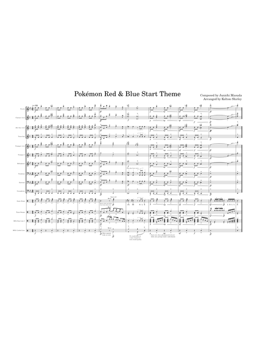 Pokemon - red and blue intro and start theme – Misc Computer Games Pokémon Red & Blue Start Theme
