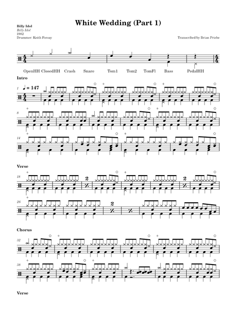 White wedding – Billy Idol
