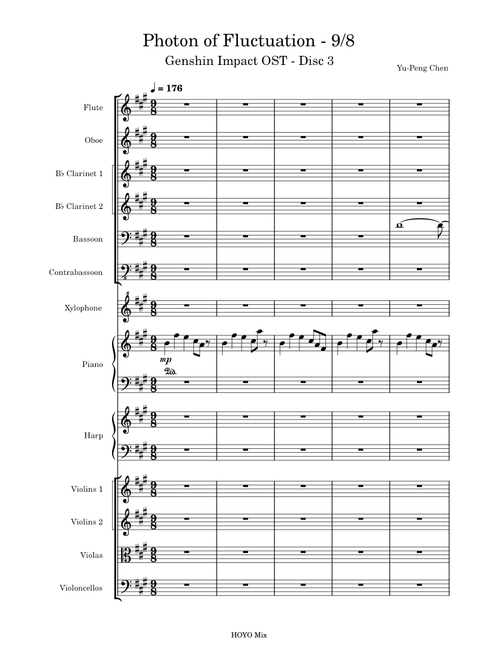 Photon of Fluctuation - 9/8 arrangement