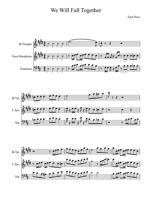 We Will Fall Together (real deal horn parts)