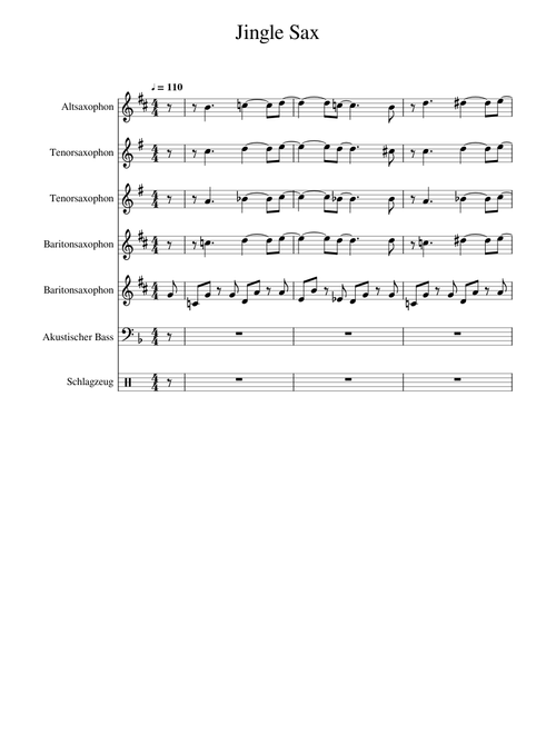 Jingle Bells Saxophone Quintet