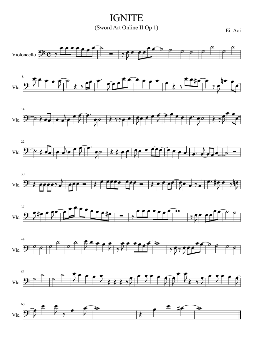 Sao 2 Op 1 Ignite Sheet Music For Violin Solo Musescore Com