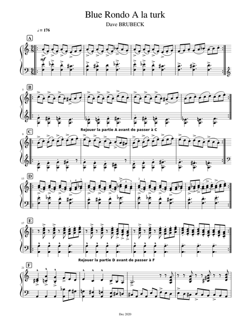 Blue Rondo A la turk