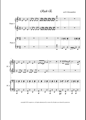 Rush C, D, E, F, G Sheet Music for Piano (Solo) easy | MuseScore.com