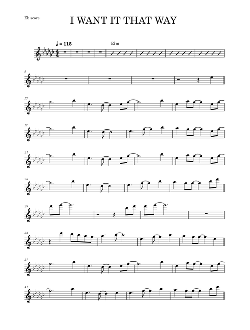 I Want It That Way – Backstreet Boys