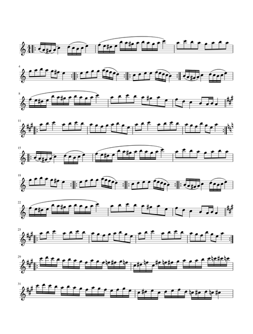 Piano Sonata No. 11, K. 331 (Turkish March) - Wolfgang Amadeus Mozart