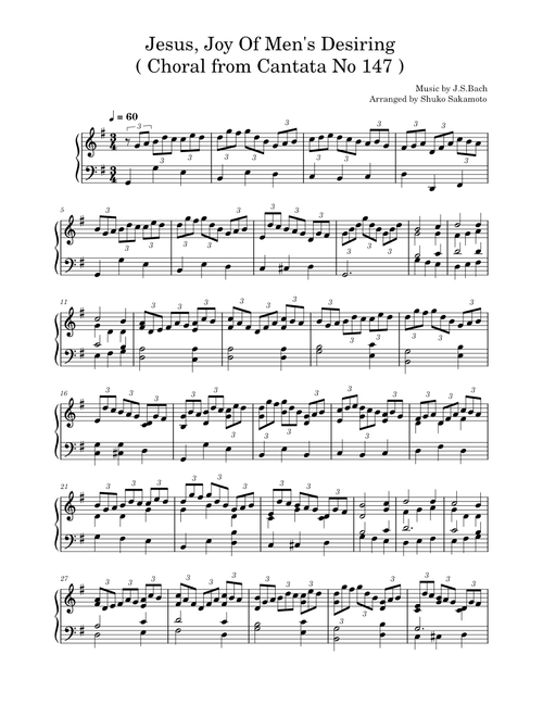 Jesus, Joy of Man's Desiring – Johann Sebastian Bach (Choral from Cantata 147)