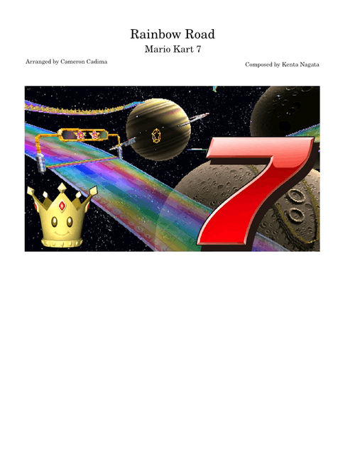 Rainbow Road - Mario Kart 7