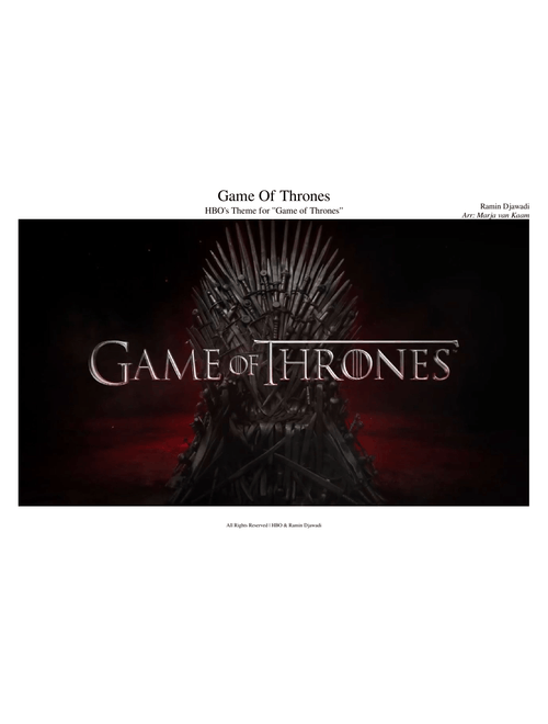 Game Of Thrones (Flute Quintet + Piano)