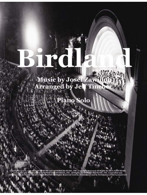 Birdland (Arr. Jeff Tincher) - Manhattan Transfer (Piano Solo)
