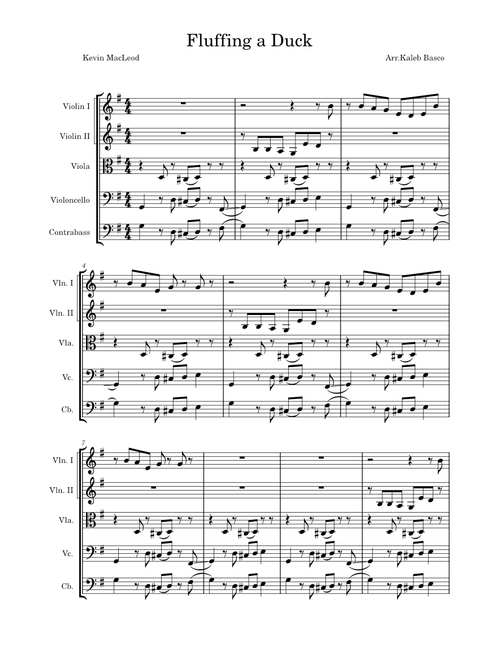 Fluffing A Duck – Kevin MacLeod Violoncello