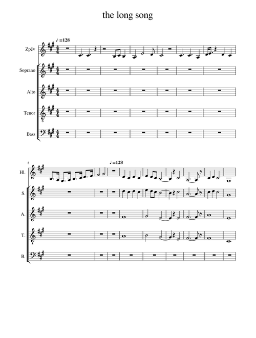 The Long song - choir