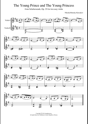 Rimsky-Korsakov - Scheherazade : II. The Kalandar Prince Sheet