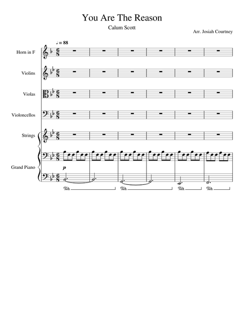 You Are The Reason - Horn Solo