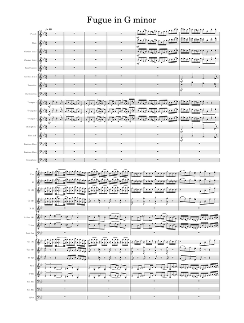 The Little - Fugue in G minor