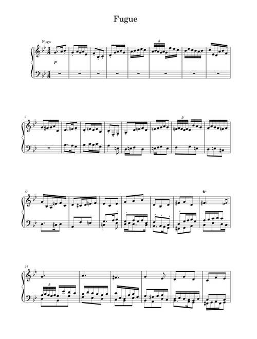 Fugue in G minor