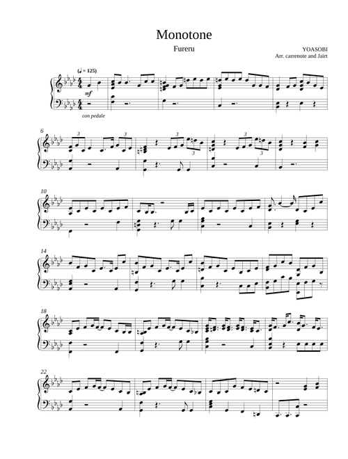 Monotone – YOASOBI